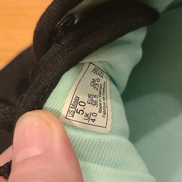 Vans black and turquoise runners - Picture 6 of 6